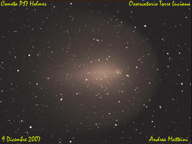 foto Cometa 17P Holmes